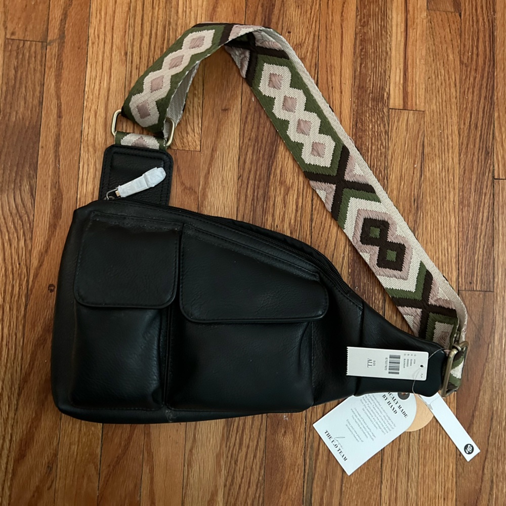 BNWT Anthropologie vegan leather crossbody